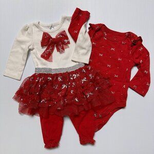 Baby Starters girls 6 month 3 piece outfit